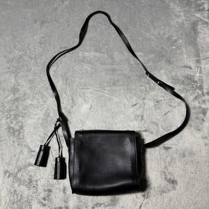 Le Junev Womens Leather Mini Bag W Tassles Charm City Designer‎ Made in Korea